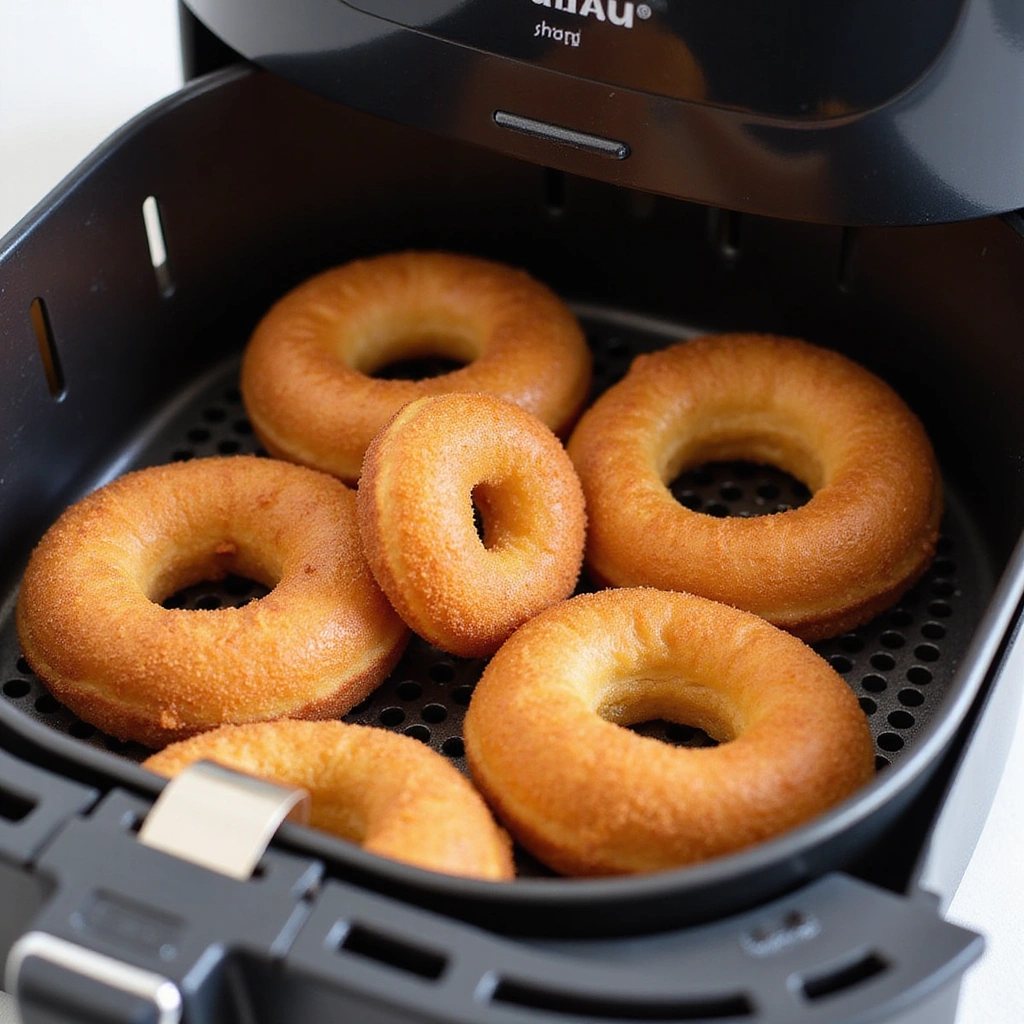 Air Fryer Chinese Donut Recipe Sweet and Crispy - Step 6: Air Fry the Donuts