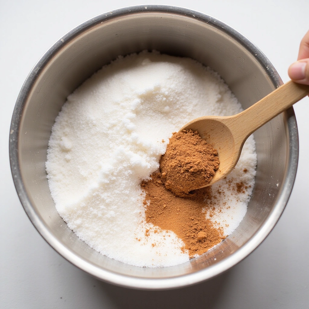 Air Fryer Chinese Donut Recipe Sweet and Crispy - Step 7: Prepare the Sugar Coating