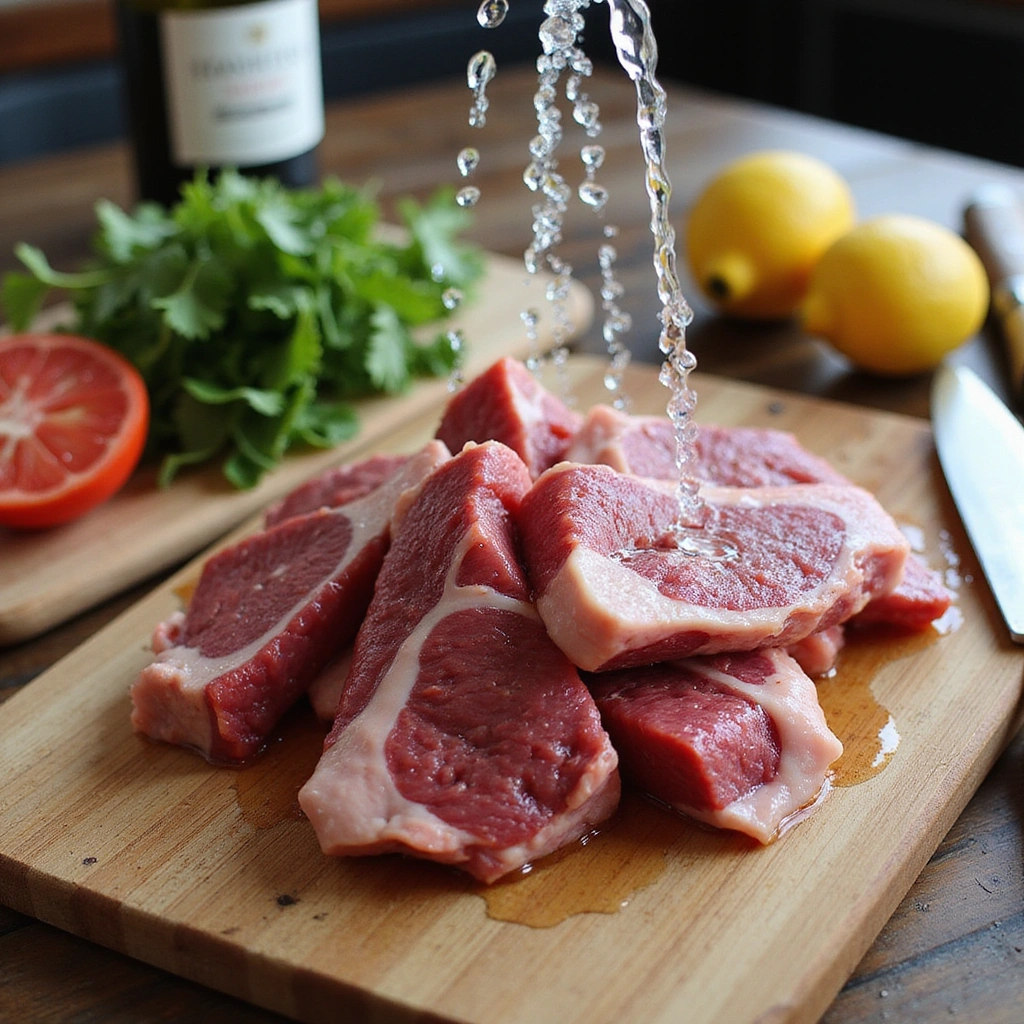 Authentic Chinese Beef Noodle Soup Recipe Warm and Hearty - Step 1: Prepare the Beef