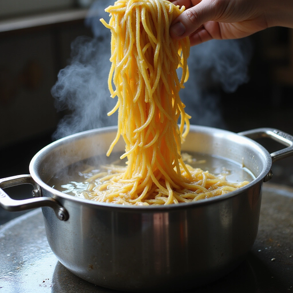 Authentic Chinese Beef Noodle Soup Recipe Warm and Hearty - Step 4: Prepare the Noodles