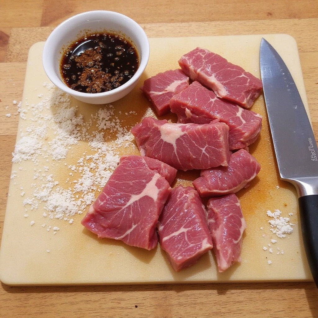 Authentic Chinese Beef and Broccoli Recipe Everyone Loves 1 Authentic Chinese Beef and Broccoli Recipe Everyone Loves - Step 1: Prepare the Beef