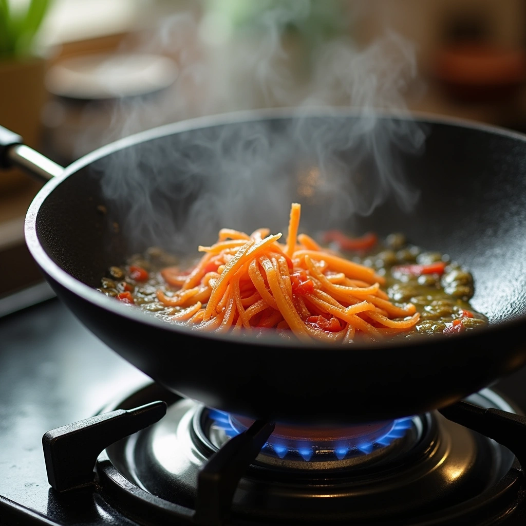 Authentic Chinese Beef and Broccoli Recipe Everyone Loves 4 Authentic Chinese Beef and Broccoli Recipe Everyone Loves - Step 4: Heat the Wok