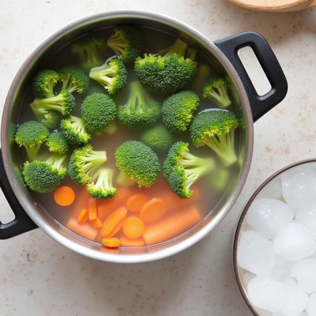 Chinese Beef Stir Fry Recipe Quick Easy and Delicious - Step 3: Blanch the Vegetables