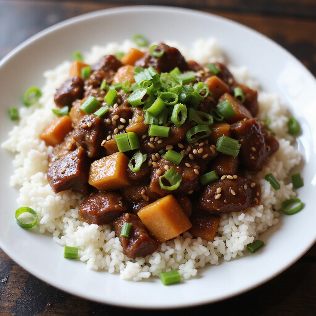 Chinese Beef Stir Fry Recipe Quick Easy and Delicious - Step 8: Serve the Dish