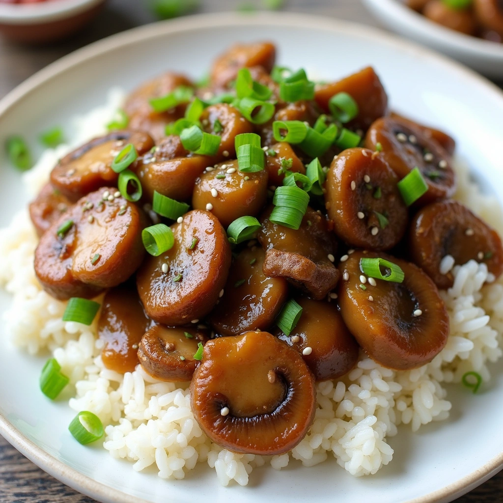 Chinese Beef and Mushroom Recipe Simple and Flavorful - Step 10: Serve Hot