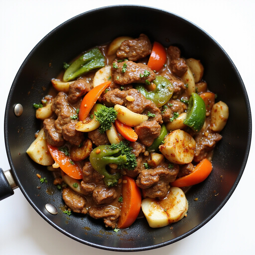 Chinese Beef and Mushroom Recipe Simple and Flavorful - Step 9: Combine Everything