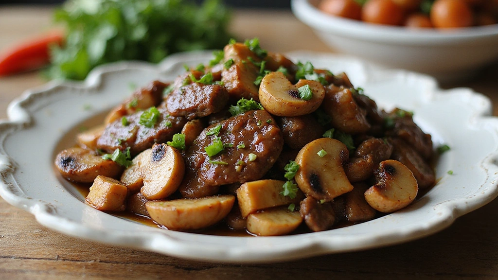 Chinese Beef and Mushroom Recipe Simple and Flavorful