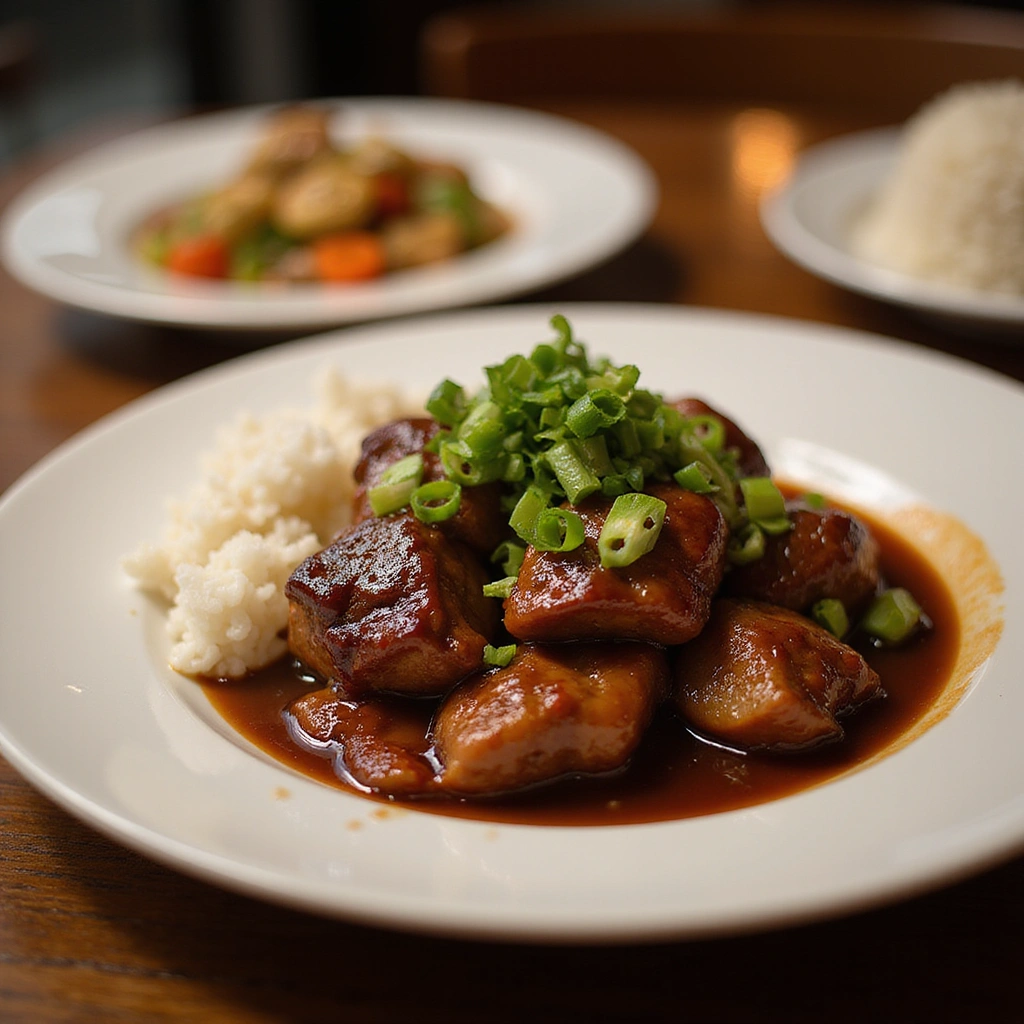 Chinese Braised Pork Belly Recipe Melt in Your Mouth Flavor - Step 8: Serve and Enjoy