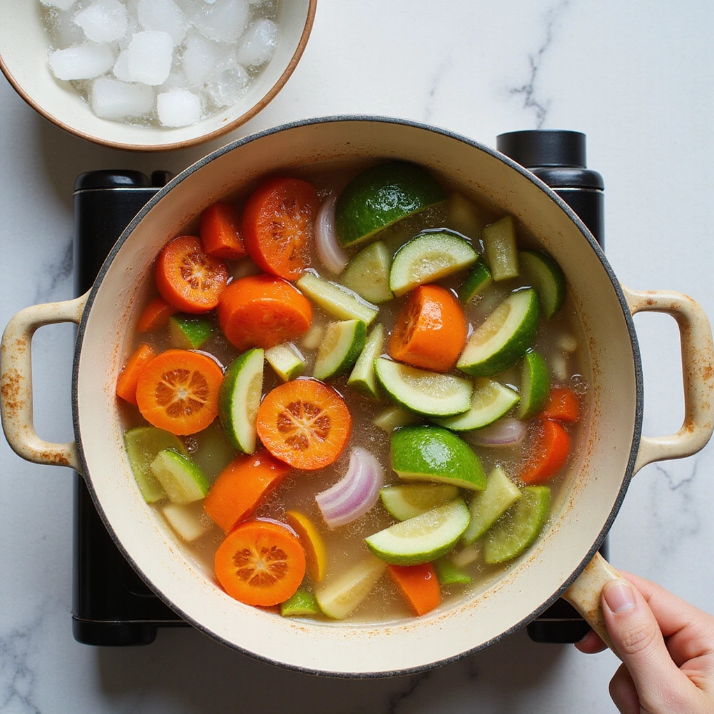 Chinese Chicken Stir Fry Recipe Healthy and Tasty Meal - Step 3: Blanch the Vegetables