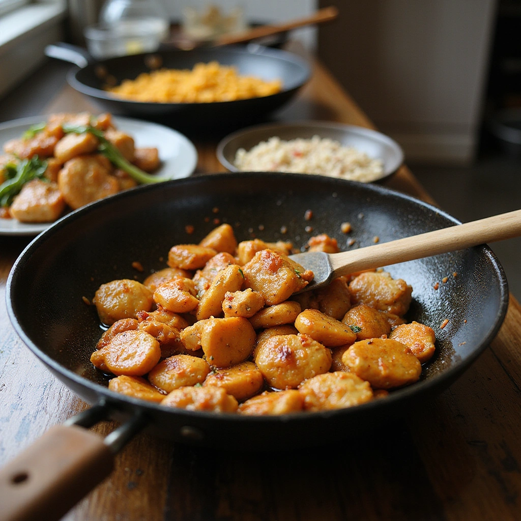 Chinese Chicken Stir Fry Recipe Healthy and Tasty Meal - Step 5: Cook the Chicken