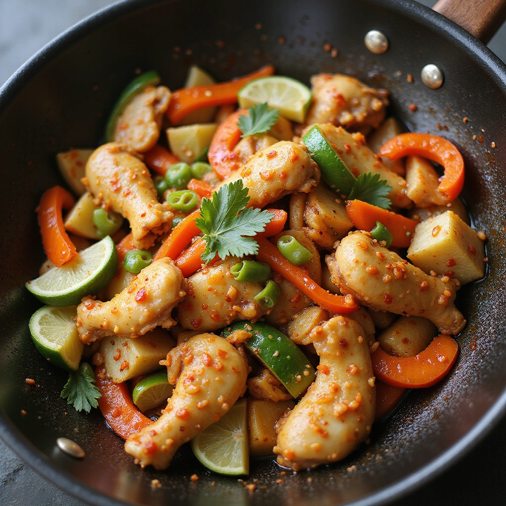 Chinese Chicken and Mushroom Recipe Comfort Food at Home 6 Chinese Chicken and Mushroom Recipe Comfort Food at Home - Step 6: Combine Chicken and Vegetables