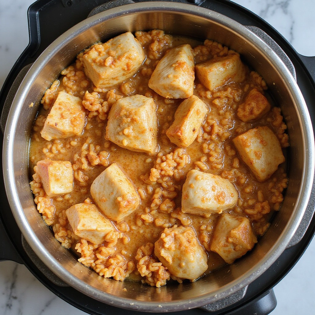 Chinese Chicken and Rice Recipe Simple One Pan Dinner 6 Chinese Chicken and Rice Recipe Simple One Pan Dinner - Step 6: Add Chicken and Sauce