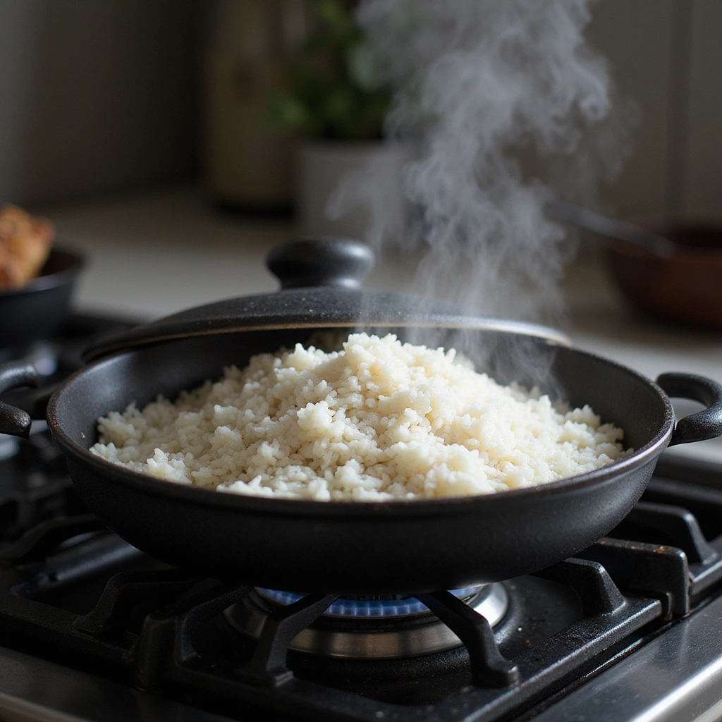 Chinese Chicken and Rice Recipe Simple One Pan Dinner 7 Chinese Chicken and Rice Recipe Simple One Pan Dinner - Step 7: Cook the Rice