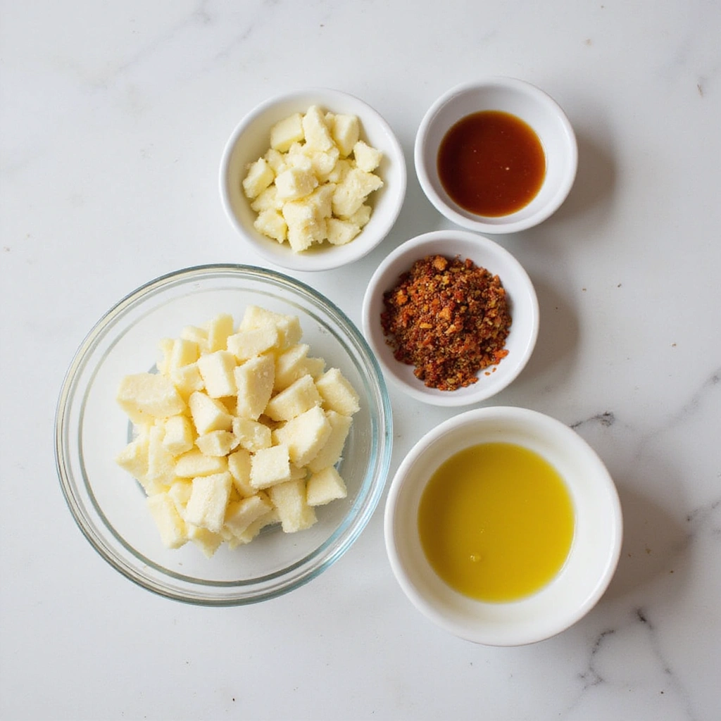 Chinese Chili Garlic Sauce Recipe Homemade and Spicy 1 Chinese Chili Garlic Sauce Recipe Homemade and Spicy - Step 1: Prepare Ingredients