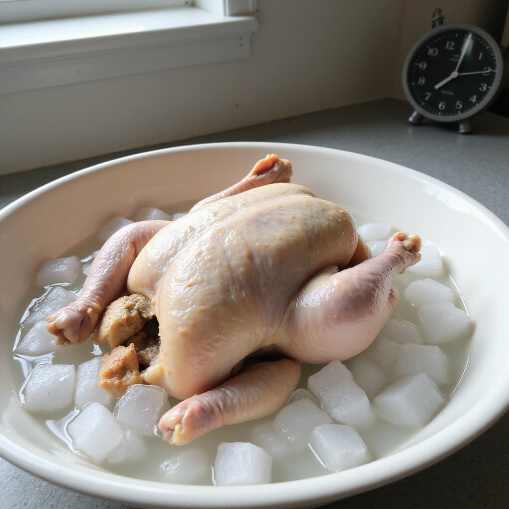 Chinese Cold Ginger Chicken Recipe Authentic and Refreshing - Step 4: Chill the Chicken