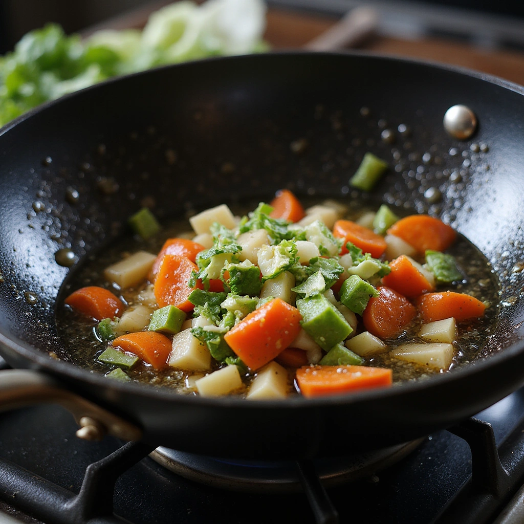 Chinese Crab Meat Recipes Easy and Delicious at Home 3 Chinese Crab Meat Recipes Easy and Delicious at Home - Step 3: Heat Wok