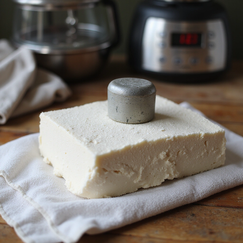 Chinese Eggplant and Tofu Stir Fry Recipe Healthy and Easy - Step 1: Prepare Tofu