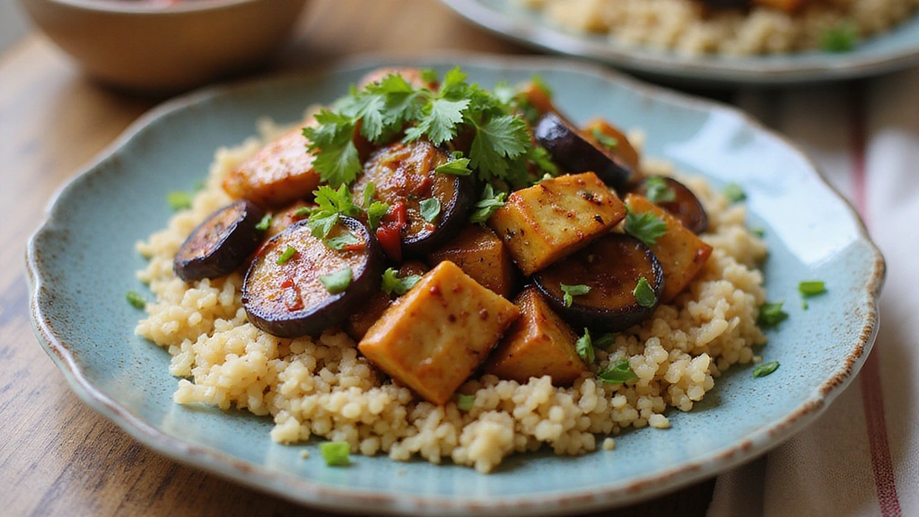 Chinese Eggplant and Tofu Stir Fry Recipe Healthy and Easy