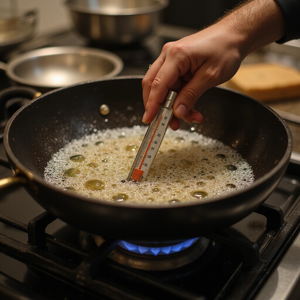 Chinese Garlic Fried Chicken Recipe Crispy Juicy and Delicious 3 Chinese Garlic Fried Chicken Recipe Crispy Juicy and Delicious - Step 4: Heat the Oil