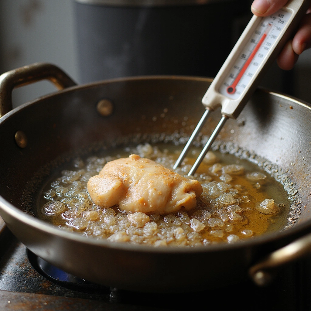 Chinese Honey Chicken Recipe Easy and Irresistible - Step 2: Heat the Oil