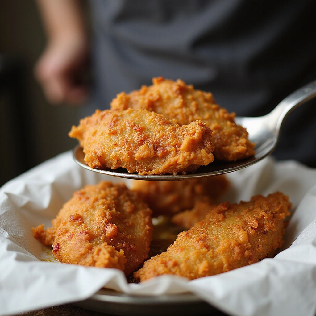 Chinese Honey Chicken Recipe Easy and Irresistible - Step 3: Fry the Chicken