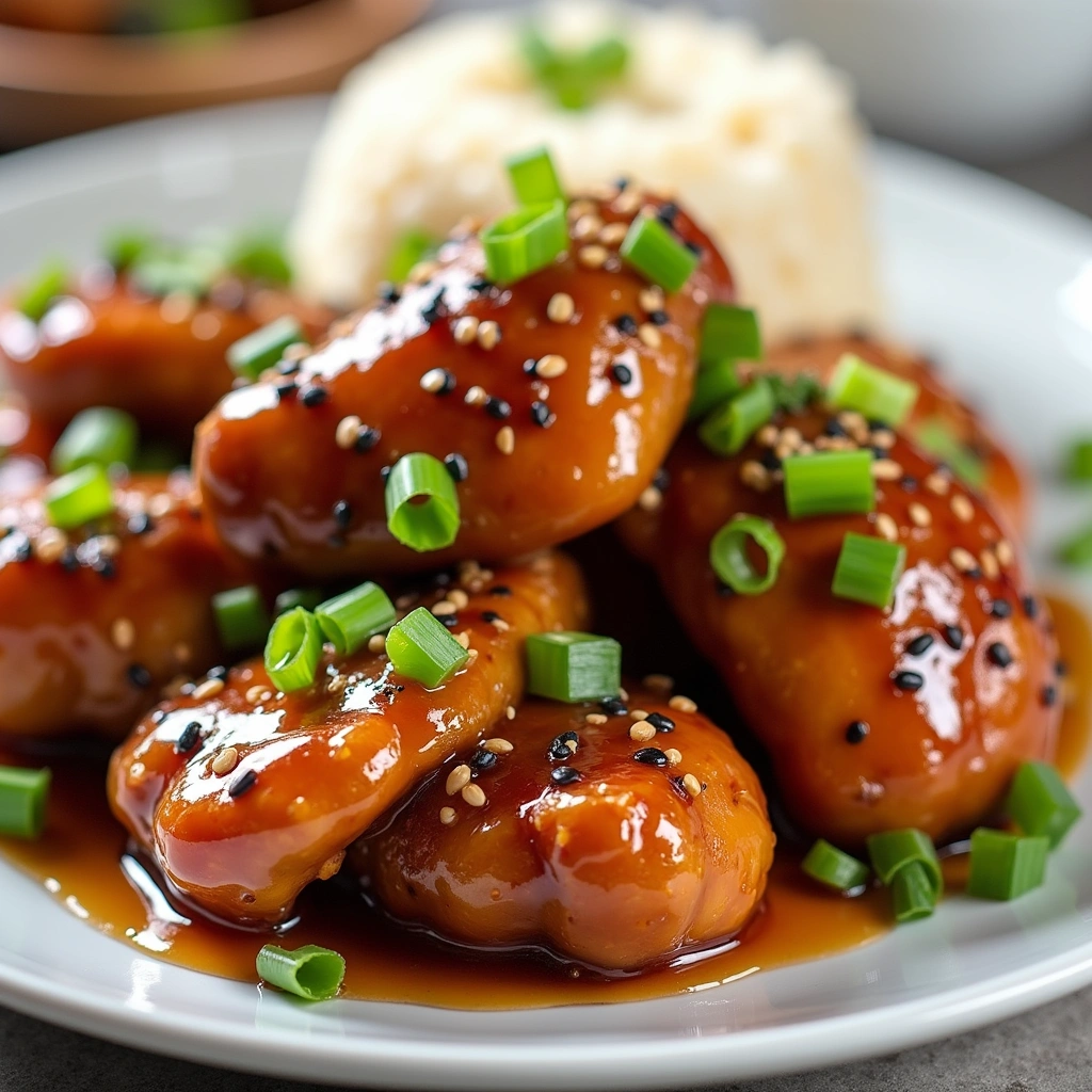 Chinese Honey Chicken Recipe Easy and Irresistible - Step 6: Serve the Dish