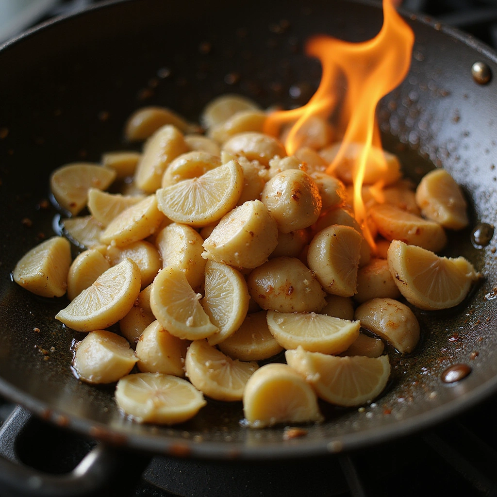 Chinese Mushroom Stir Fry Recipe Quick and Savory - Step 4: Stir-Fry the Aromatics