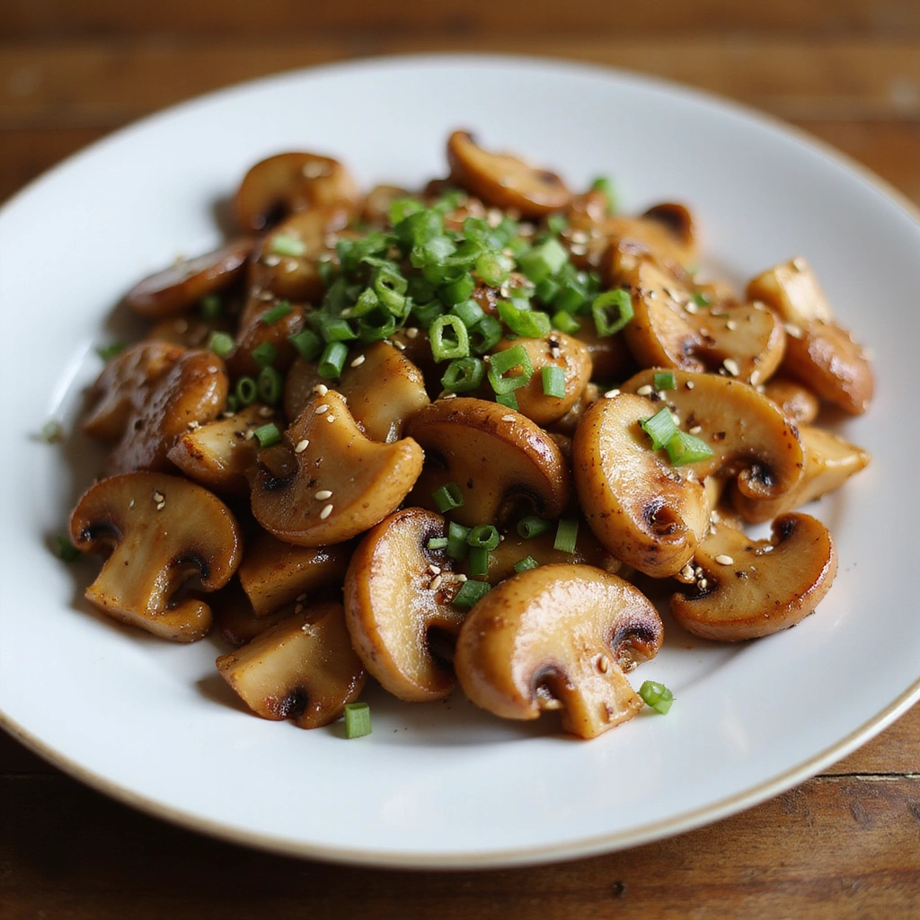 Chinese Mushroom Stir Fry Recipe Quick and Savory - Step 7: Serve Hot