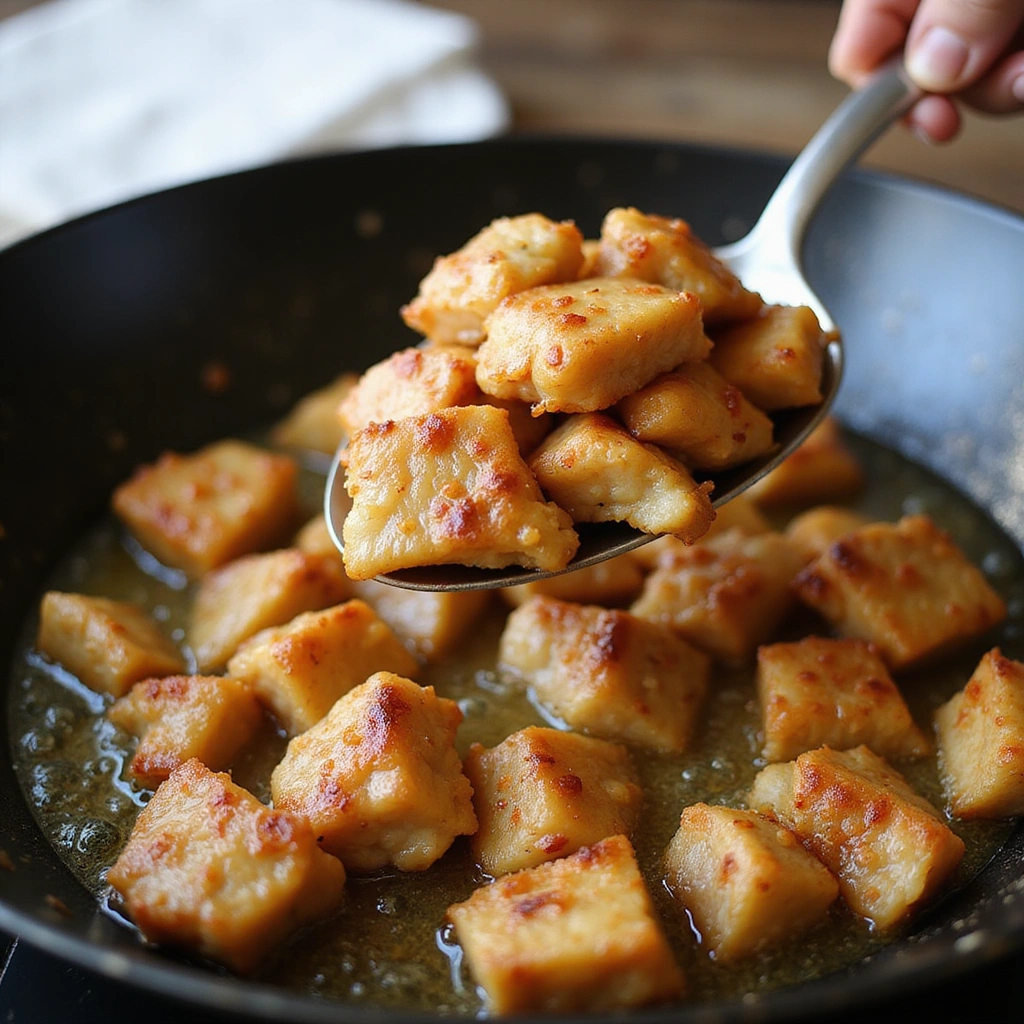Chinese Orange Chicken Recipe Crispy Sweet and Tangy 5 Chinese Orange Chicken Recipe Crispy Sweet and Tangy - Step 5: Fry the Chicken