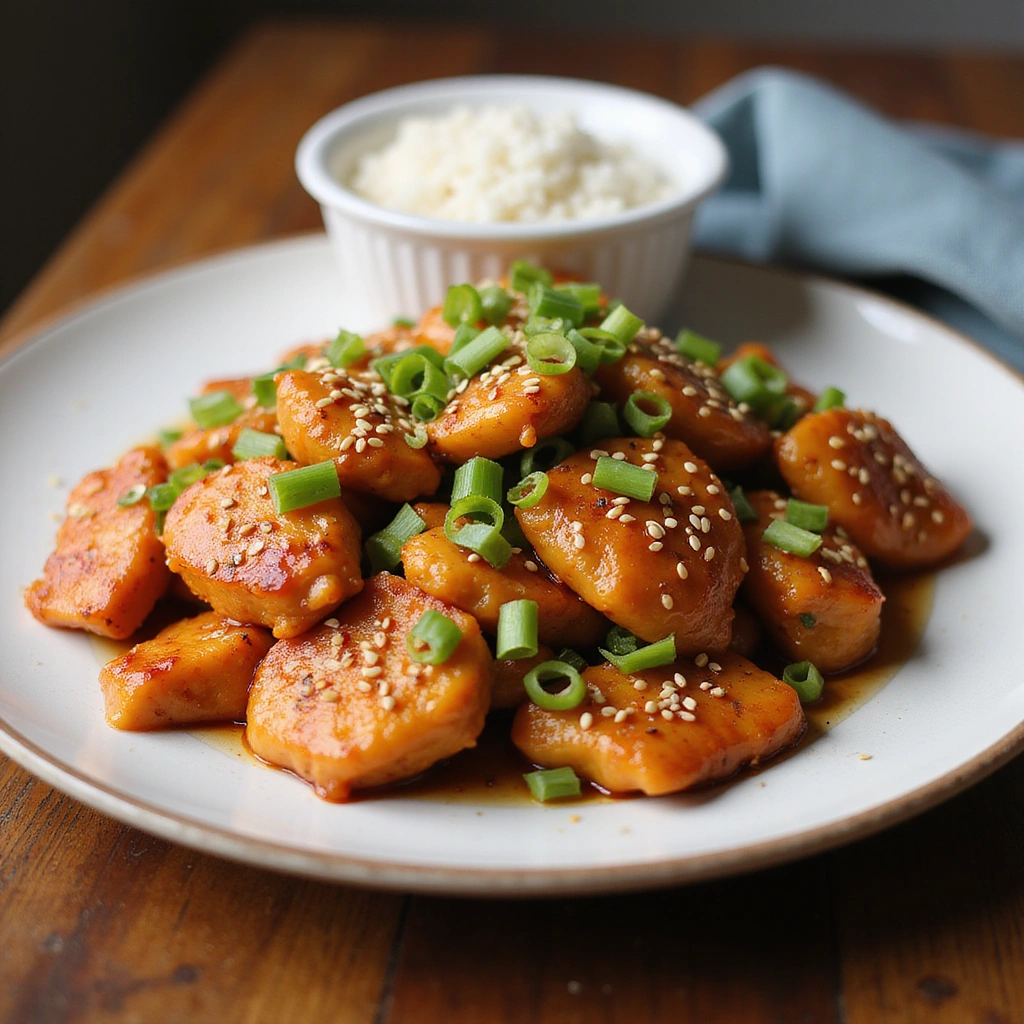 Chinese Orange Chicken Recipe Crispy Sweet and Tangy 8 Chinese Orange Chicken Recipe Crispy Sweet and Tangy - Step 8: Serve and Garnish