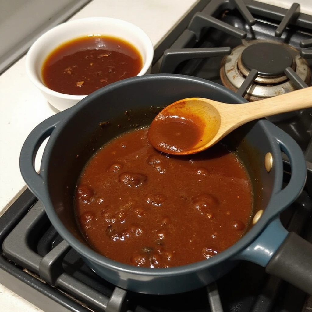 Chinese Pork Spare Ribs Recipe Tender Juicy and Flavorful - Step 7: Prepare the Glaze