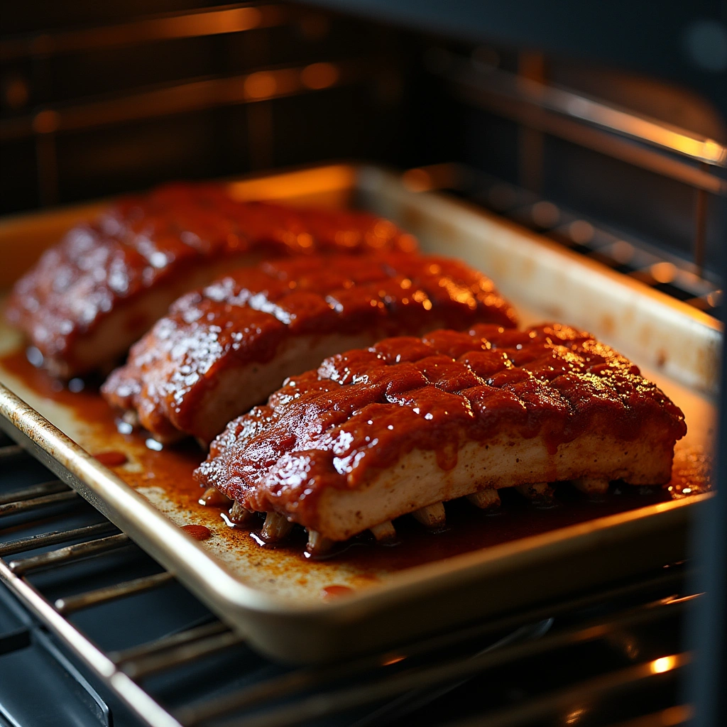 Chinese Pork Spare Ribs Recipe Tender Juicy and Flavorful - Step 8: Broil for Finish