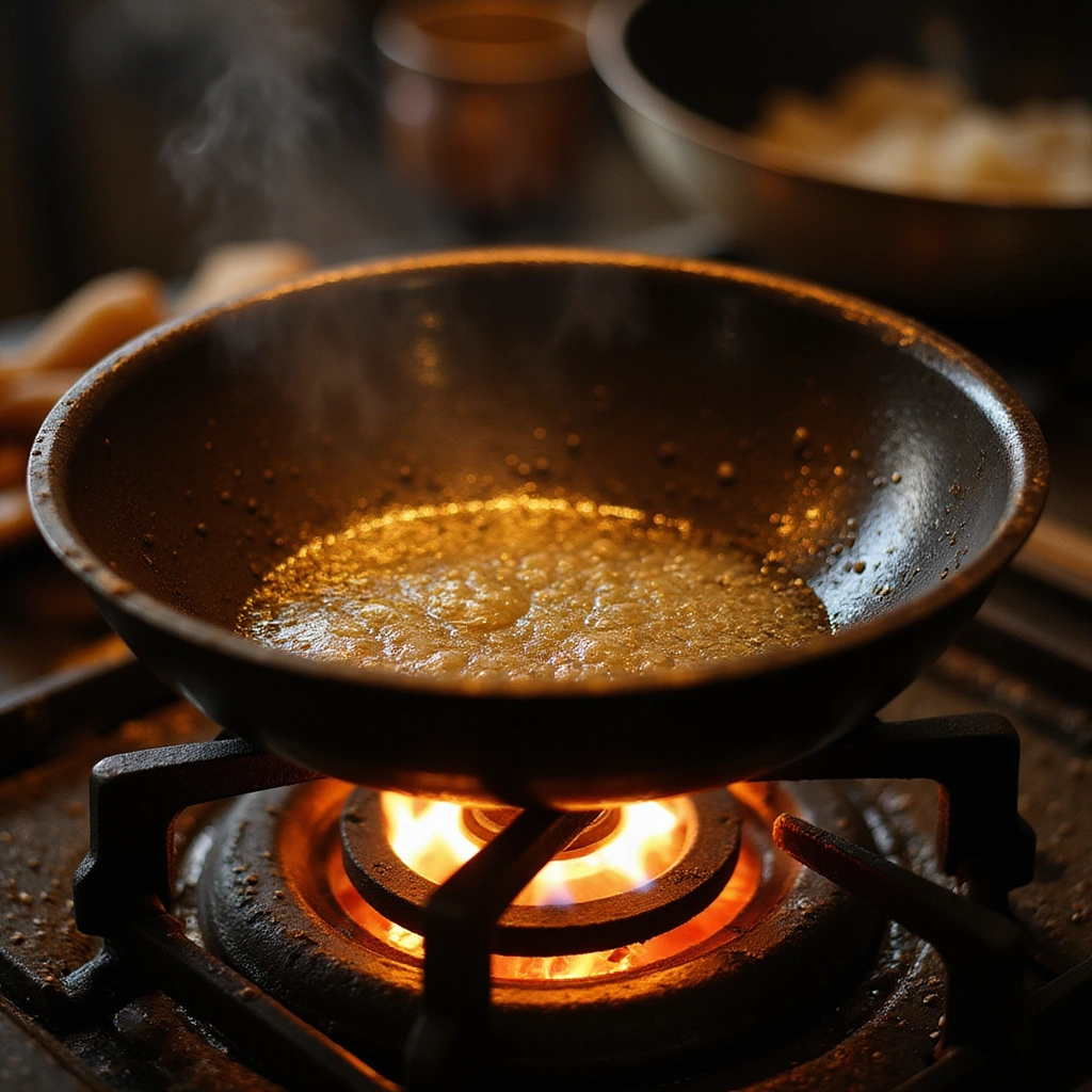 Chinese Pork Stir Fry Recipe Quick Flavor Packed Meal - Step 3: Heat the Wok