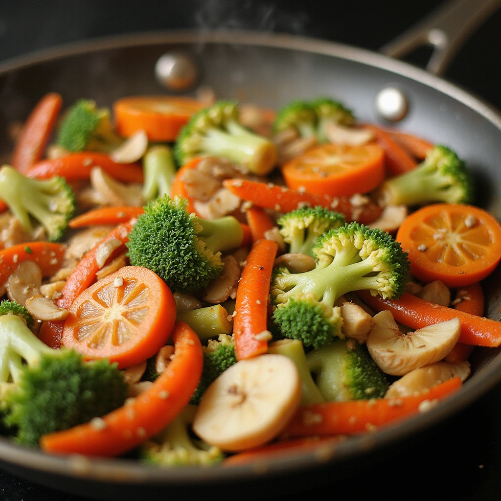 Chinese Pork Stir Fry Recipe Quick Flavor Packed Meal - Step 5: Stir-Fry the Vegetables