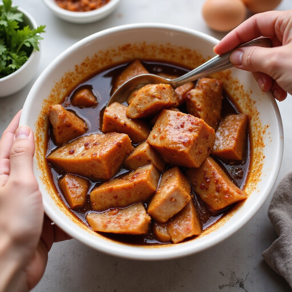Chinese Pork and Cabbage Recipes Easy Weeknight Dinner 2 Chinese Pork and Cabbage Recipes Easy Weeknight Dinner - Step 2: Marinate the Pork