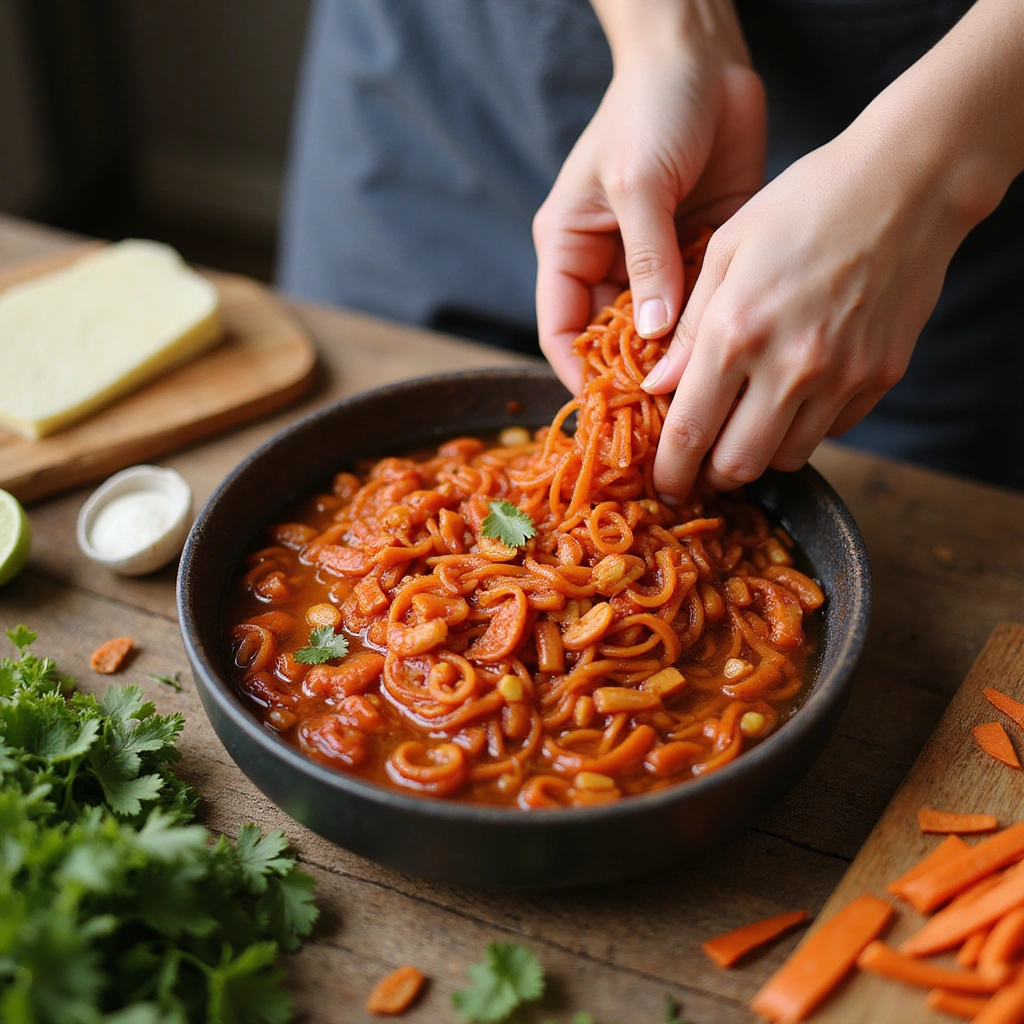 Chinese Red Noodle Beans Recipes Unique and Tasty - Step 1: Prepare the Noodle Beans