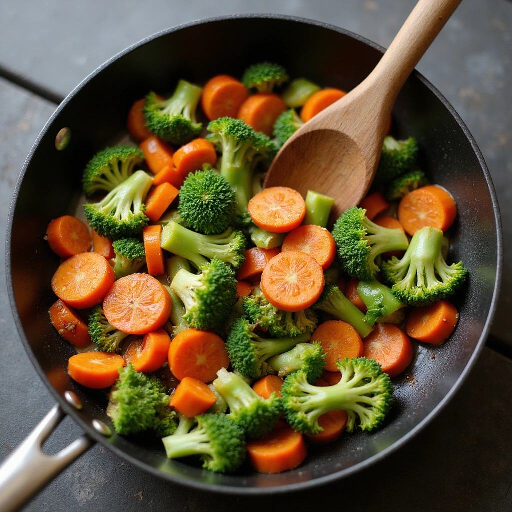 Chinese Rice Noodle Stir Fry Recipe Easy Weeknight Meal - Step 4: Stir-Fry the Vegetables