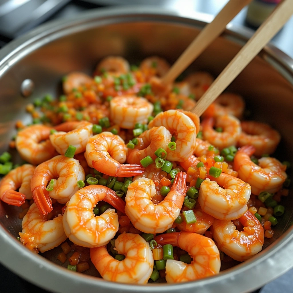 Chinese Shrimp Egg Roll Recipe Homemade and Crispy 2 Chinese Shrimp Egg Roll Recipe Homemade and Crispy - Step 2: Make the Filling