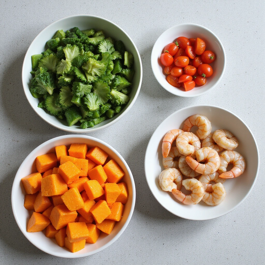 Chinese Shrimp Stir Fry Recipe Fast Healthy and Delicious - Step 1: Prepare Ingredients