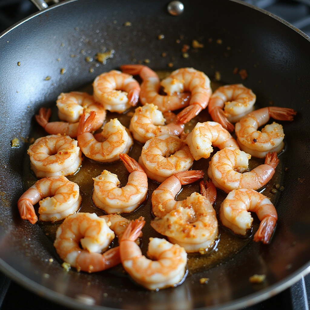 Chinese Shrimp Stir Fry Recipe Fast Healthy and Delicious - Step 3: Cook the Shrimp