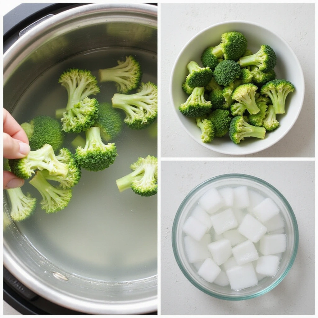 Chinese Shrimp and Broccoli Recipe Light Healthy and Delicious - Step 3: Blanch the Broccoli