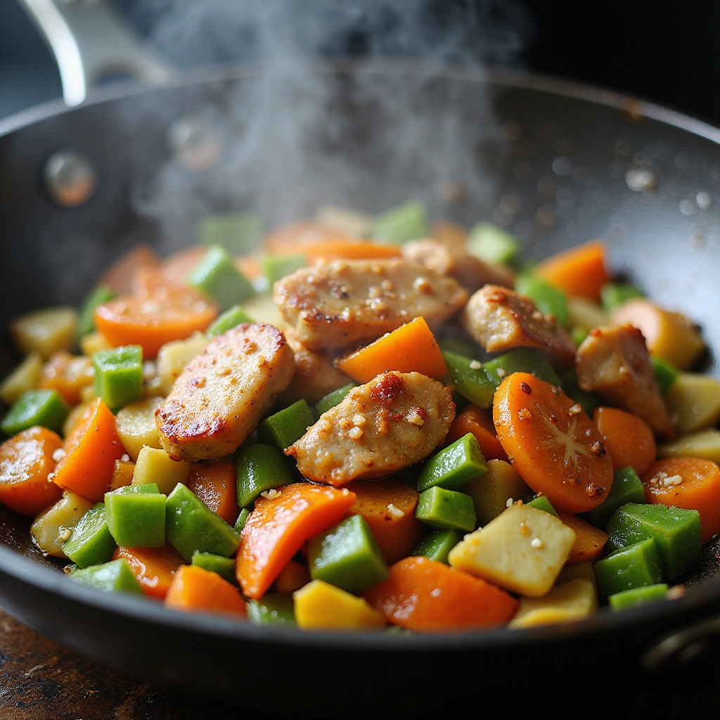 Easy Chinese Chicken Cabbage Stir Fry for Busy Nights - Step 4: Add Vegetables