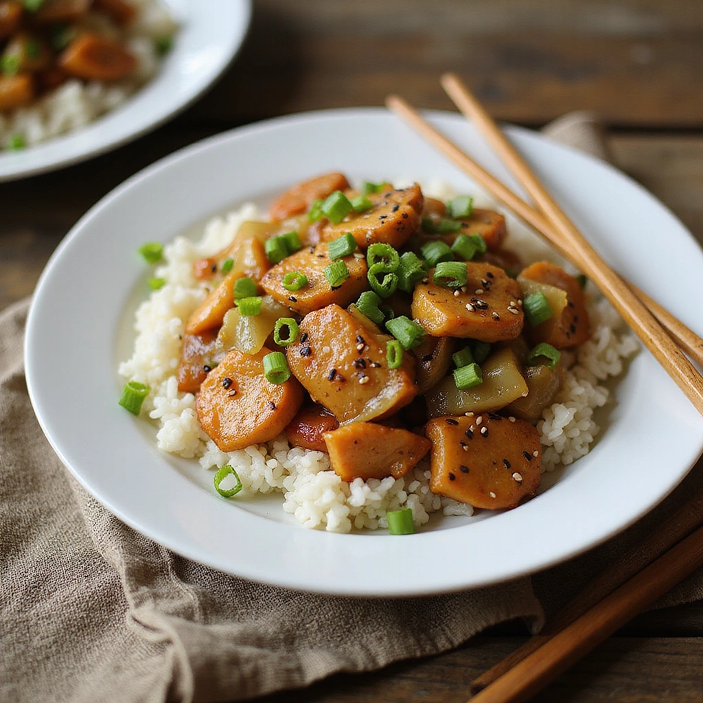 Easy Chinese Chicken Cabbage Stir Fry for Busy Nights - Step 7: Serve
