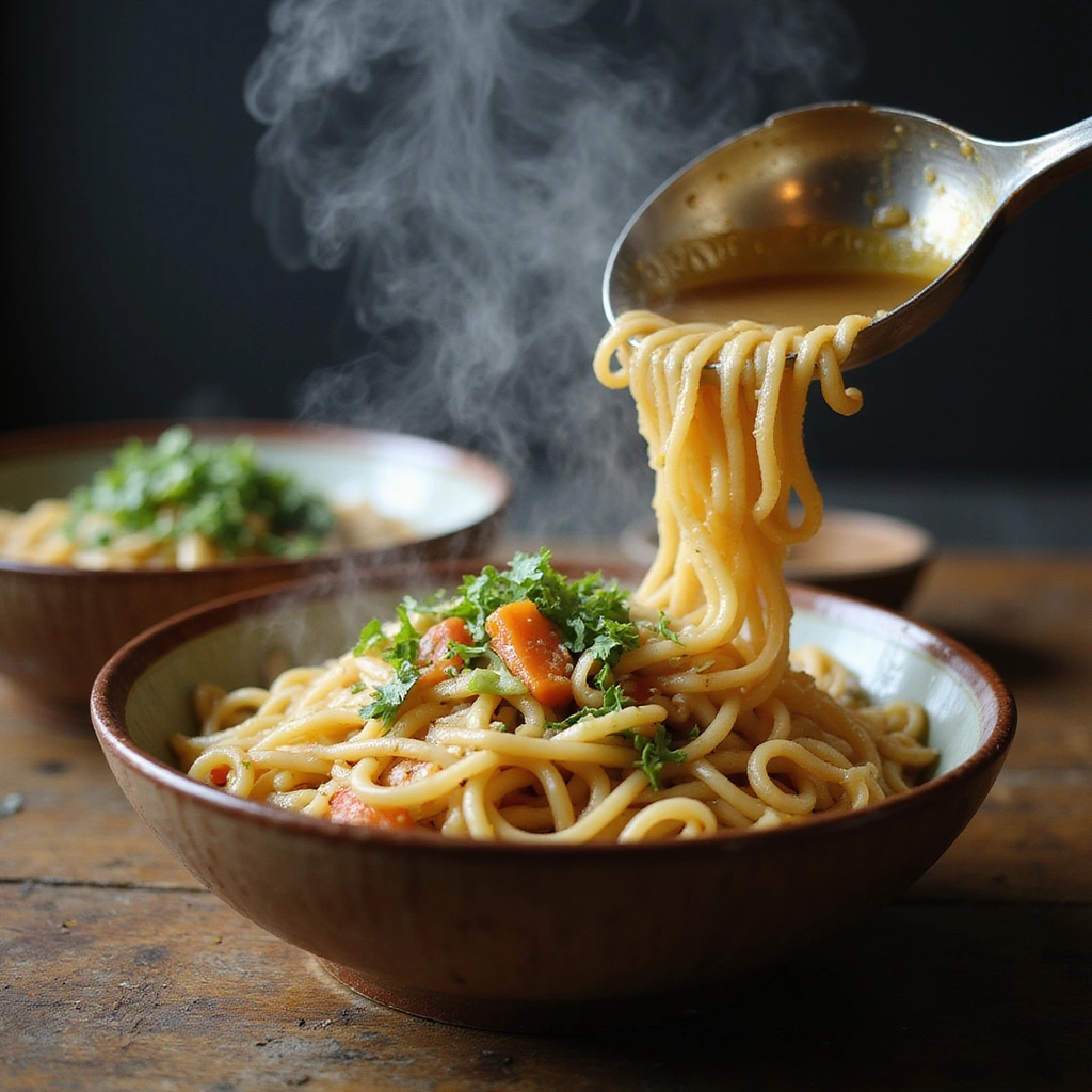 Easy Chinese Noodle Soup Recipe Warm and Comforting 5 Easy Chinese Noodle Soup Recipe Warm and Comforting - Step 5: Assemble the Soup