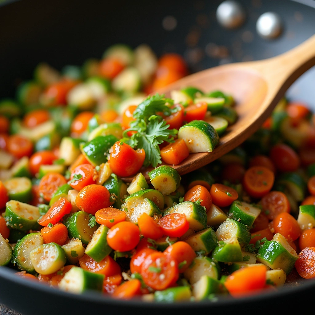 Gluten Free Vegetarian Chinese Recipes Tasty and Easy - Step 4: Add Vegetables