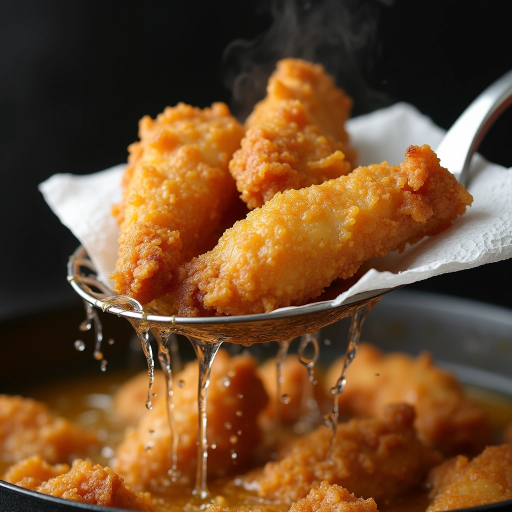 Homemade General Tso Chicken Recipe Better Than Takeout - Step 4: Fry Chicken