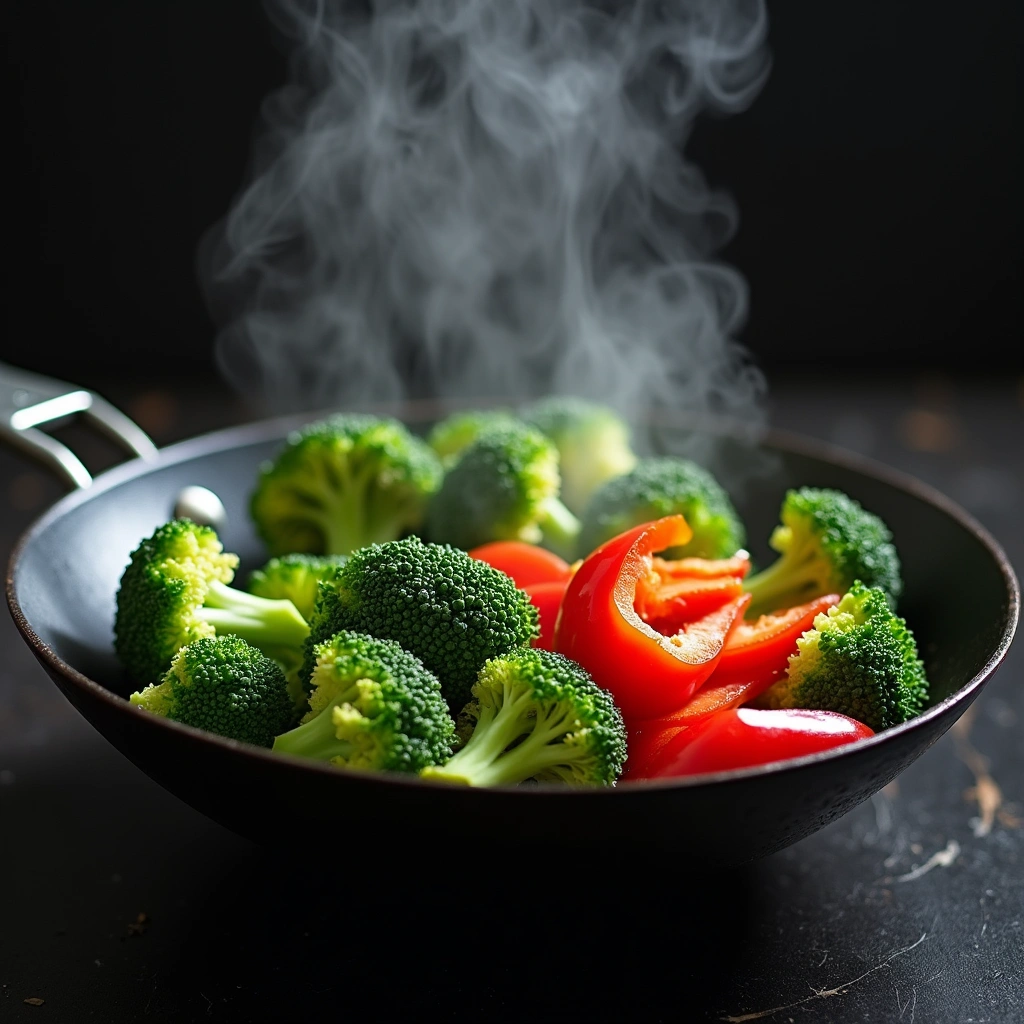 Homemade General Tso Chicken Recipe Better Than Takeout - Step 6: Stir-Fry Vegetables