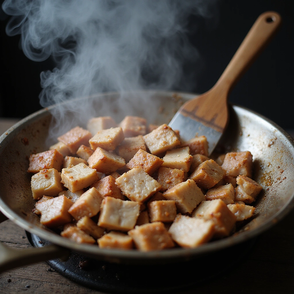Leftover Pork Roast Chinese Recipes Creative and Delicious - Step 5: Stir-Fry Pork