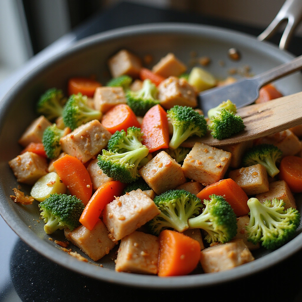 Leftover Pork Roast Chinese Recipes Creative and Delicious - Step 6: Add Vegetables