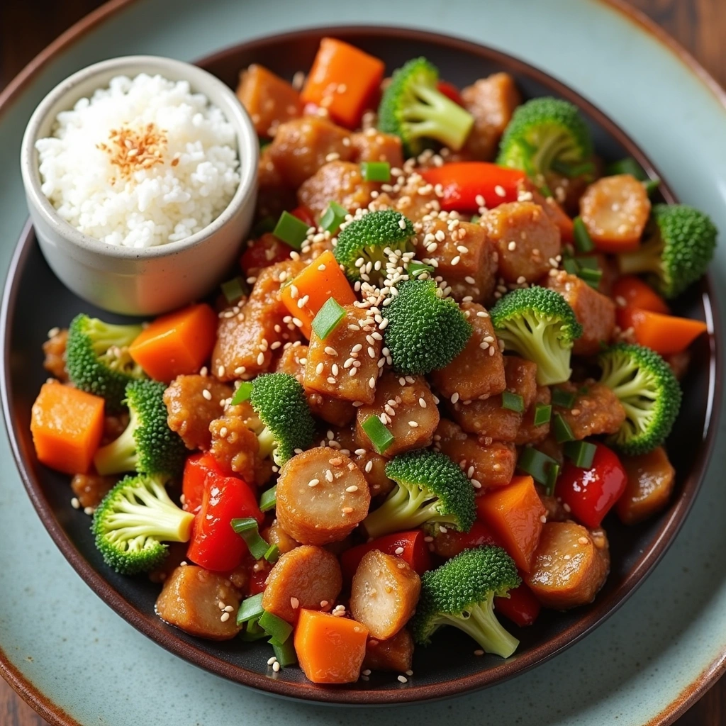 Leftover Pork Roast Chinese Recipes Creative and Delicious - Step 8: Serve